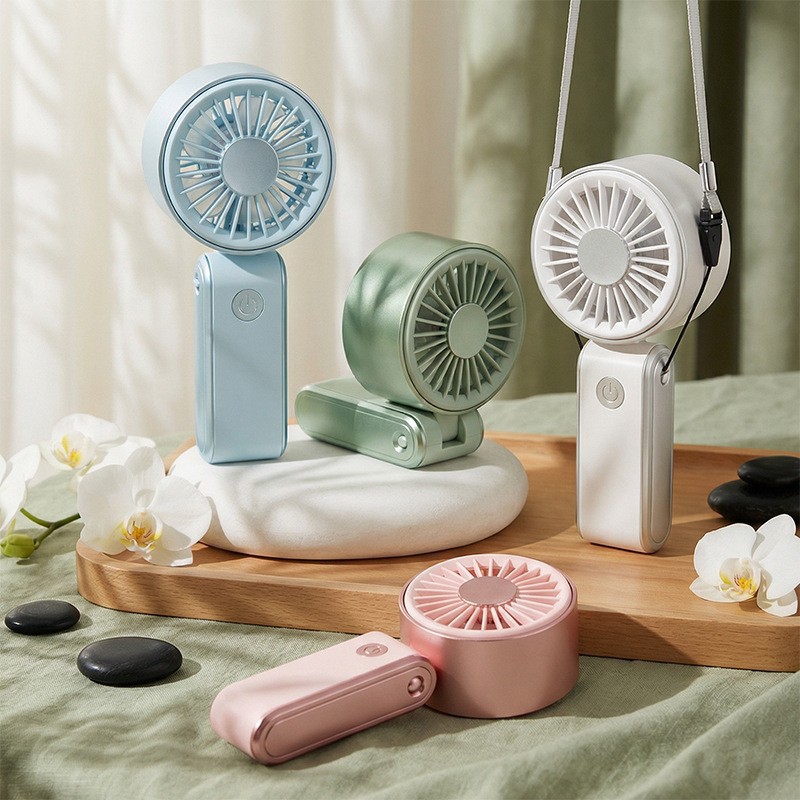 New usb charging foldable portable student outdoor mini violent handheld fan as a small gift details Picture