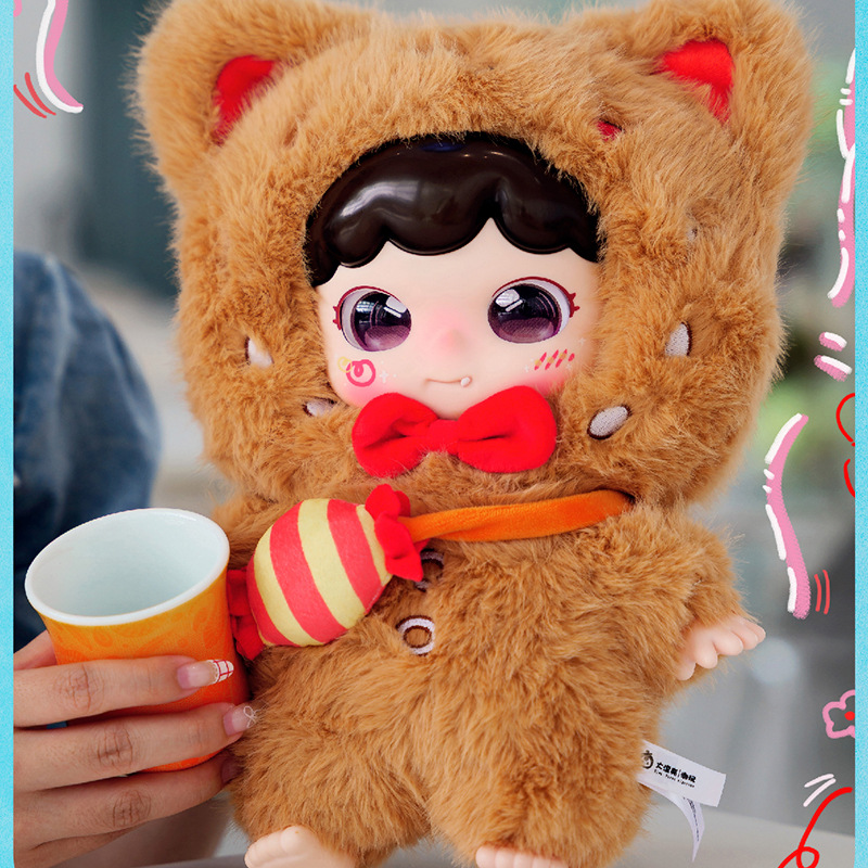 Hot product: Three-year-old Little Sweet Tooth 400-piece plush blind box, cute doll, doll blind box, trendy toy, creative and trendy toy Application Scenario