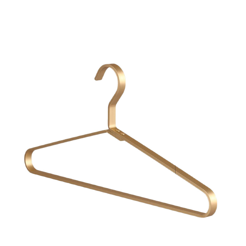 Space aluminum alloy clothes hanger for hanging clothes, home seamless stainless steel clothes hanger, clothes hanging rack, clothes drying support, balcony light luxury Item Picture
