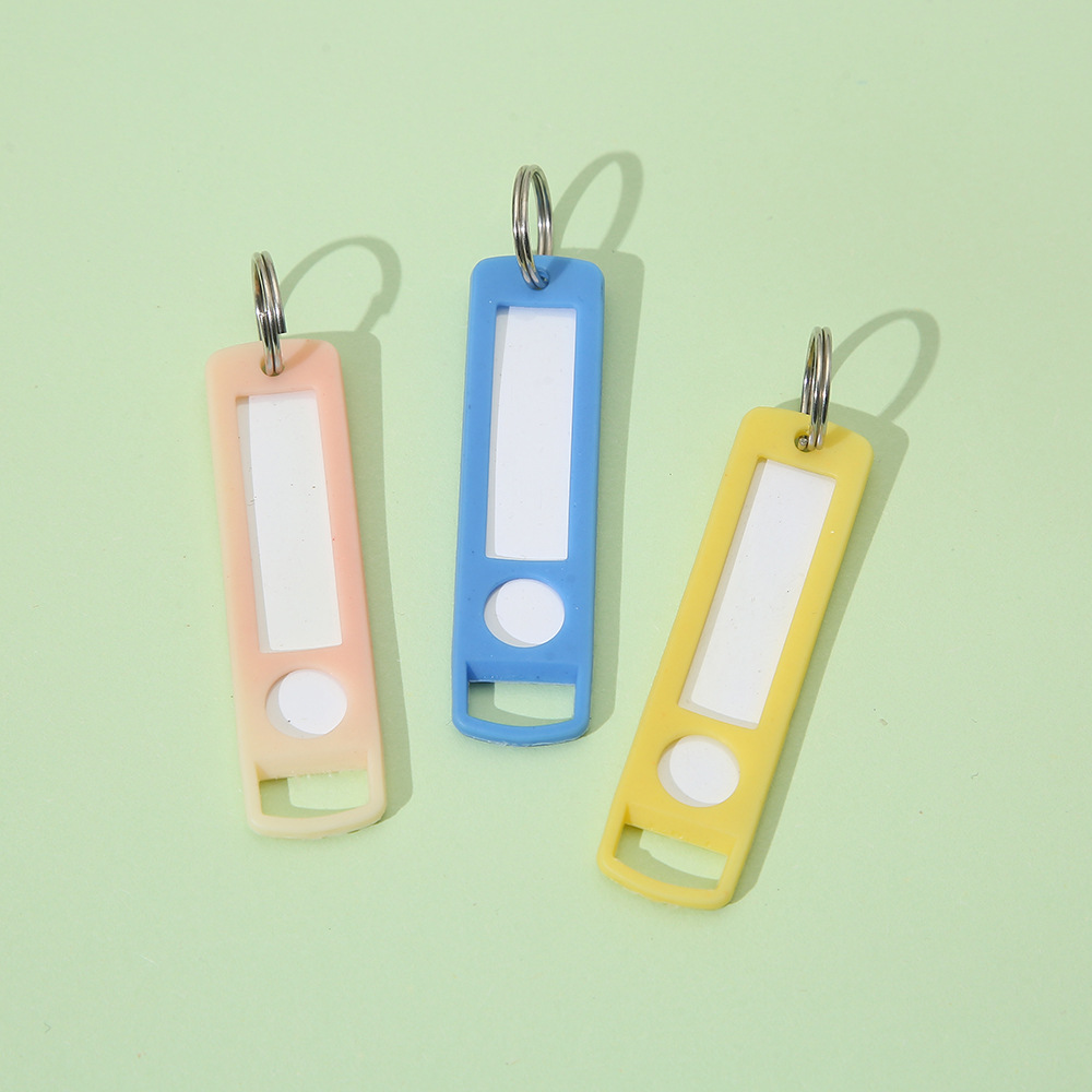 Hot-selling doorplate keychains, metal rings, hotel registration keychains, simple, mini and portable keychains wholesale details Picture