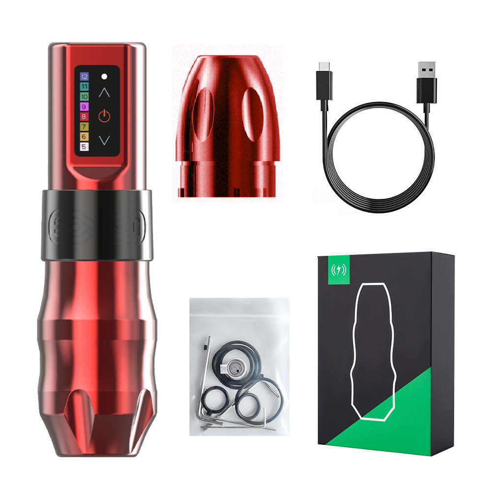 shanilak Moten Wireless charging tattoo Pen - a universal tattoo and beauty tool details Picture