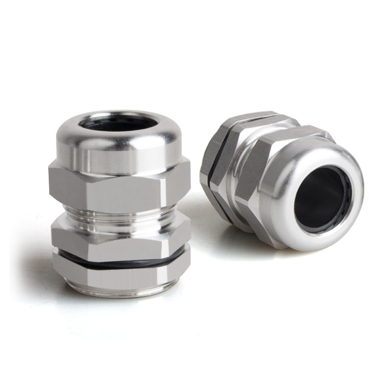Yingdete 304 stainless steel cable waterproof connector M10*1 Fixed head metal connector Marine connection stuffing box Item Picture