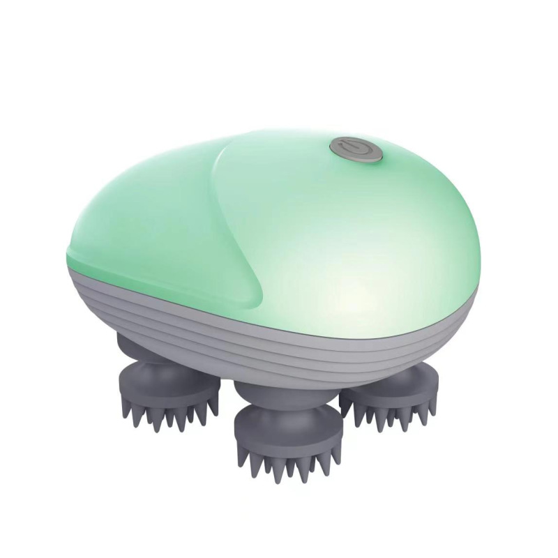 Mini head massager, rechargeable pet massage instrument, electric scalp dragon, electric claw hand multi-functional kneading and physiotherapy device Item Picture
