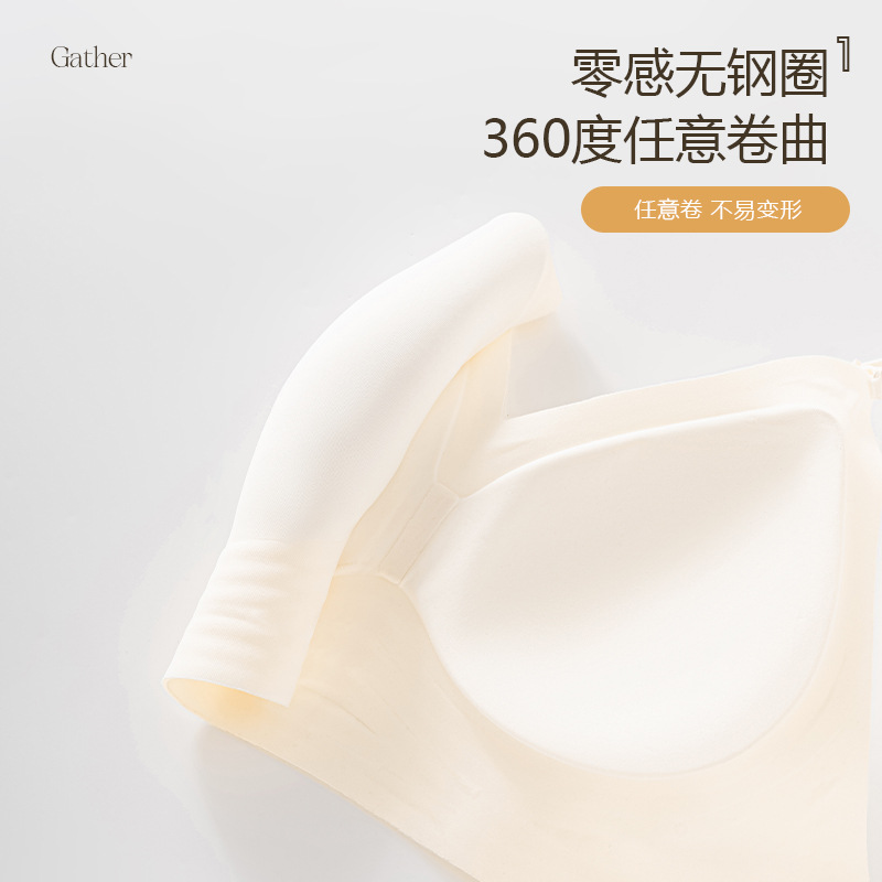 文胸/文胸女宽松性感/内衣/美背内衣/大码文胸细节图