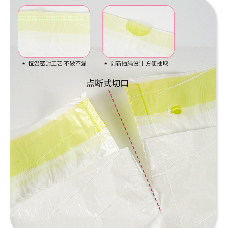 Thickened biodegradable cat litter bags, smart pet cat litter boxes, automatic closing cat litter bags, drawstring garbage bags Specification drawing