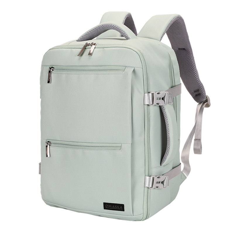 A new cross-border large-capacity backpack for both men and women, featuring a high-end look, simplicity and breathability. It is a business backpack and a multi-functional casual backpack Item Picture