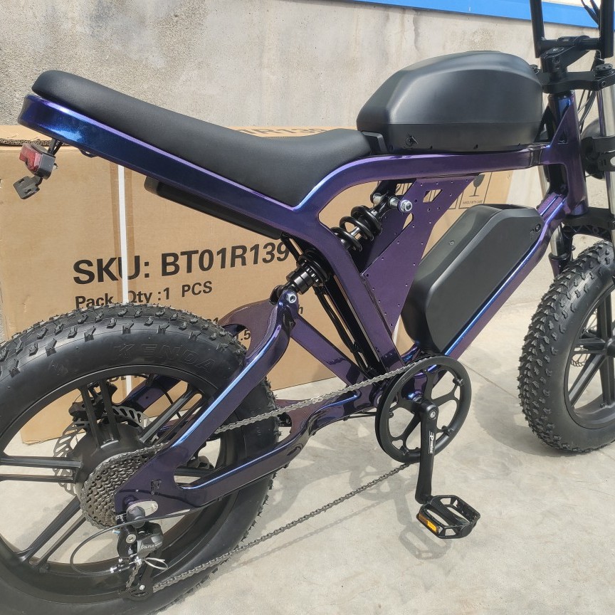 20-inch electric bicycle super73 integrated wheel lithium battery-powered 3.0 dual disc brake for beach and snow Application Scenario