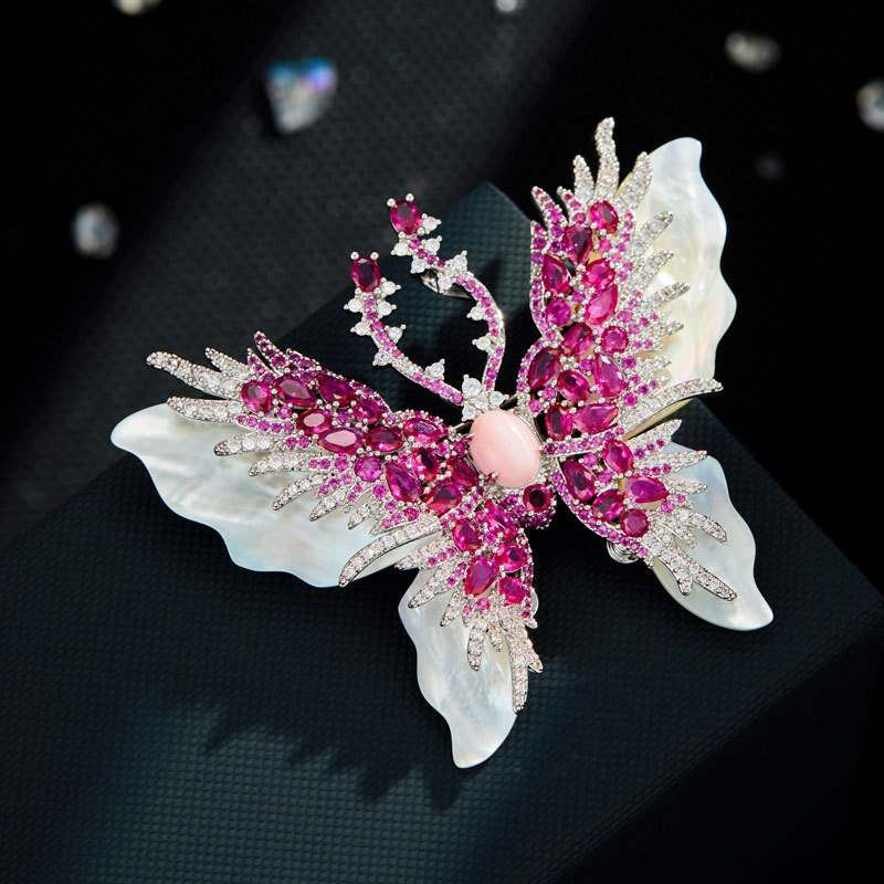 滴油徽章/滴油胸针徽章/胸针/穆斯林饰品/胸针珍珠锆石细节图