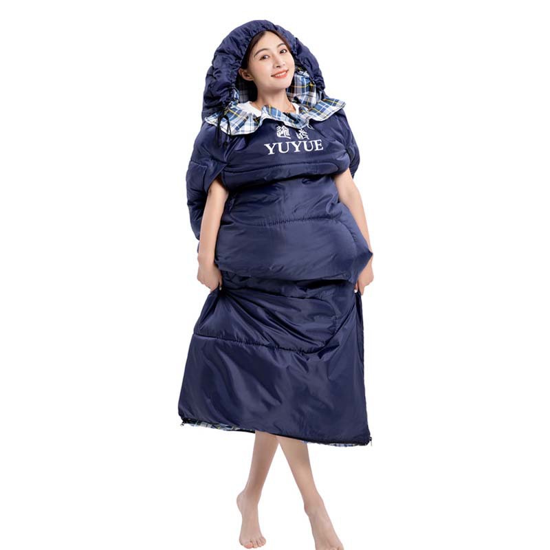 Factory wholesale adult outdoor sleeping bags, single person in spring, autumn and winter, spliced thickened sleeping bags for midday rest, travel and camping Application Scenario