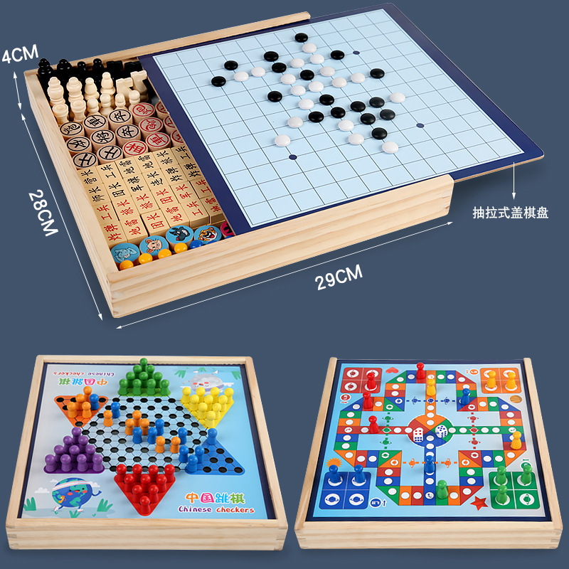 酒桌游戏/多功能棋盘/掼蛋发牌器/木质玩具/宝可梦卡牌评级卡产品图
