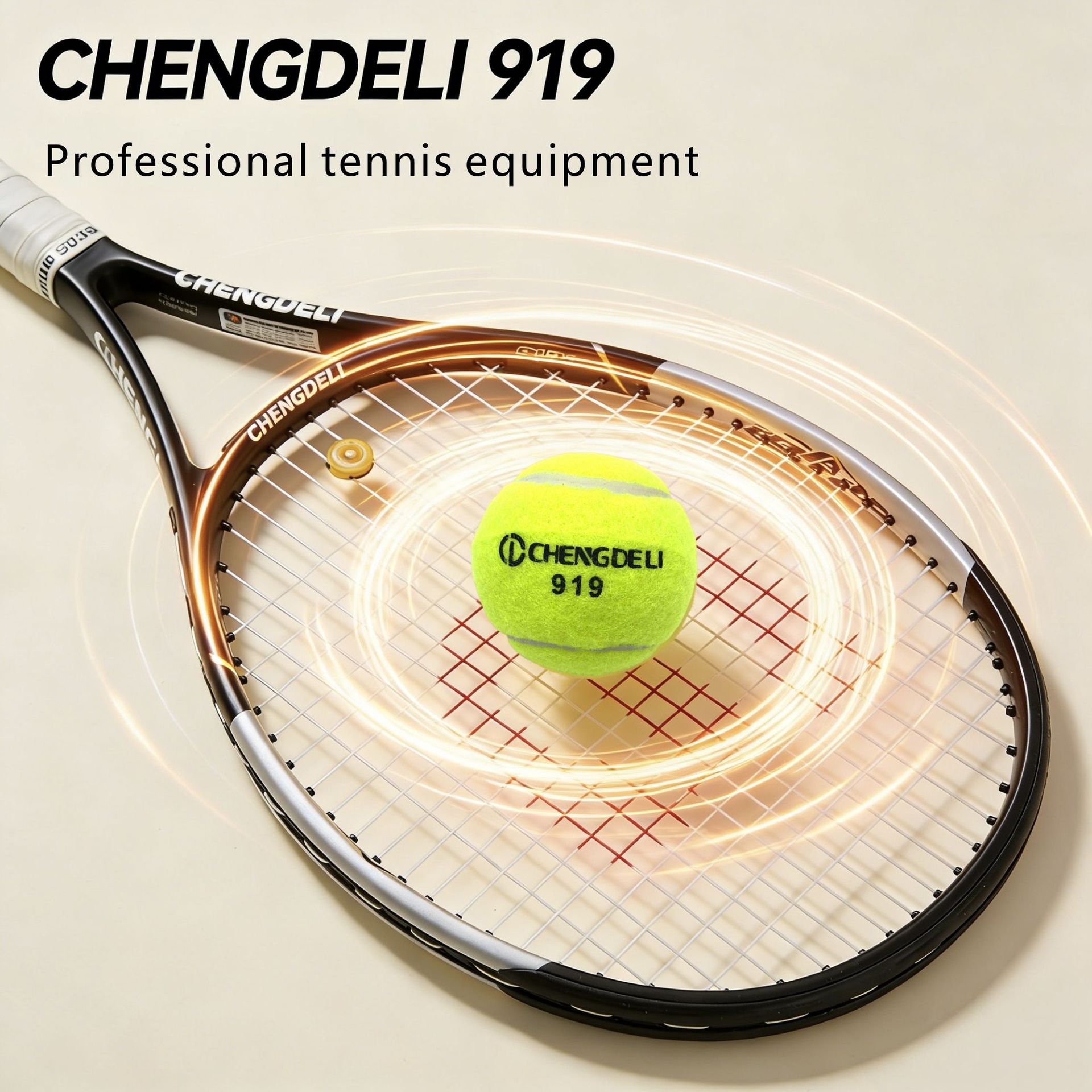 Tournament model 3 / bucket cage tennis balls High elasticity and durability Tennis Sports 919 Chengdeli Tennis Specification image
