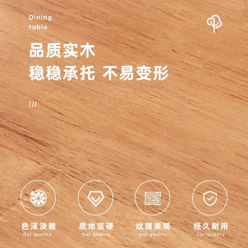 餐桌+餐椅实物图