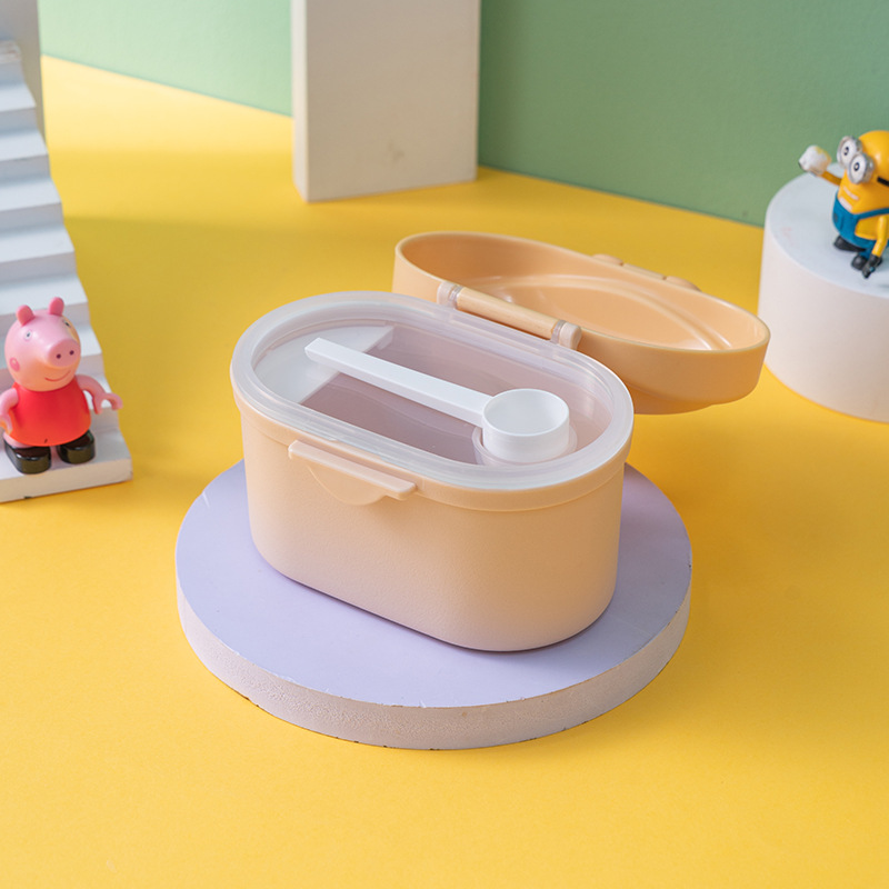 皇冠婴儿奶粉盒便携式外出大容量奶粉零食储存罐子米粉盒罐细节图