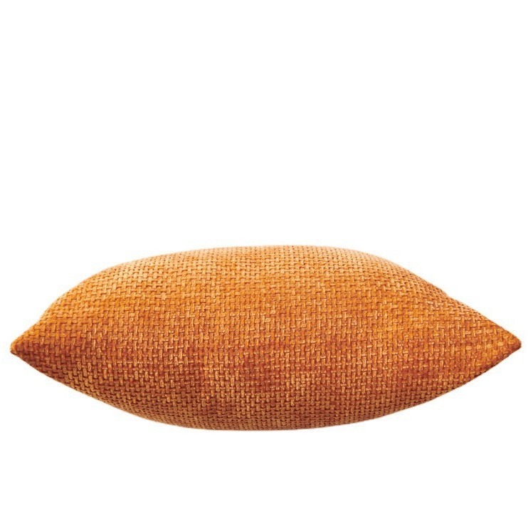 纯色简约高档3D雪尼尔素色抱枕套沙发客厅午睡靠枕卧室宿舍靠枕白底实物图