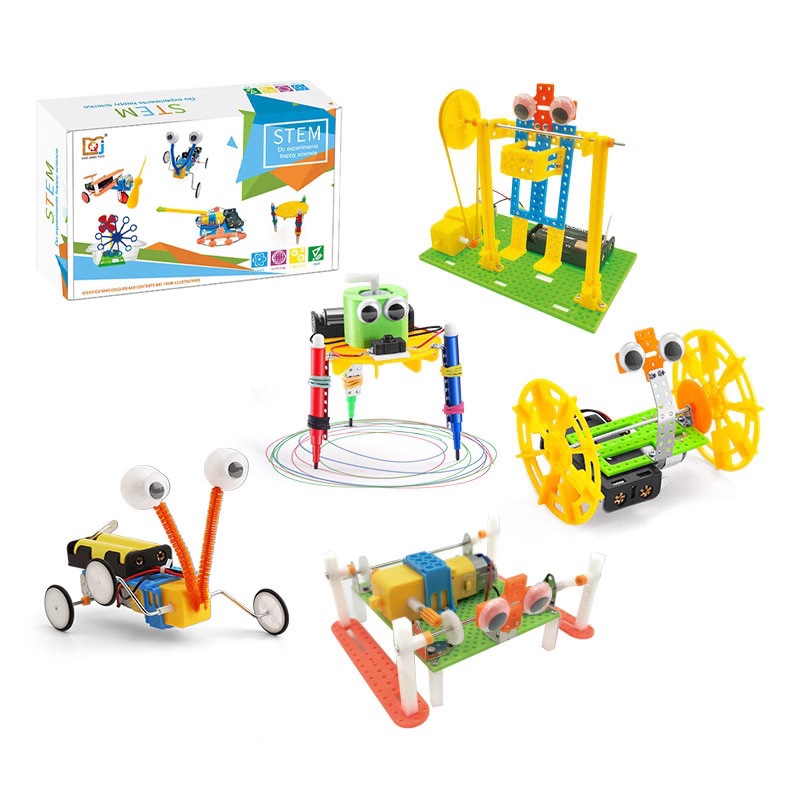 Cross-border source diy experimental material package set, toy creative assembly, children's science STEAM education small project details Picture