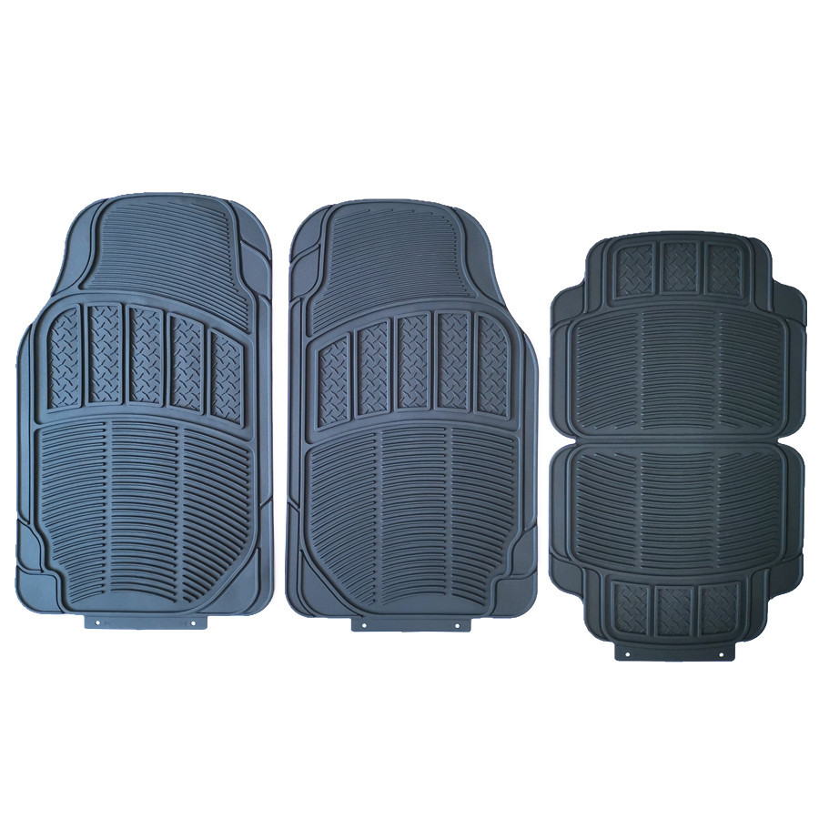 跨境专供PVC橡胶通用汽车脚垫批发可裁剪无异味四季可用耐脏车垫