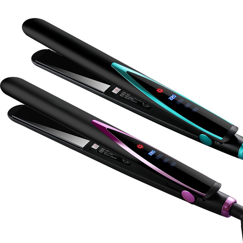 Cross-border new ceramic electric clip hair straightener, fashionable style curling iron, dual-purpose straightener and perming device M141 Application Scenario