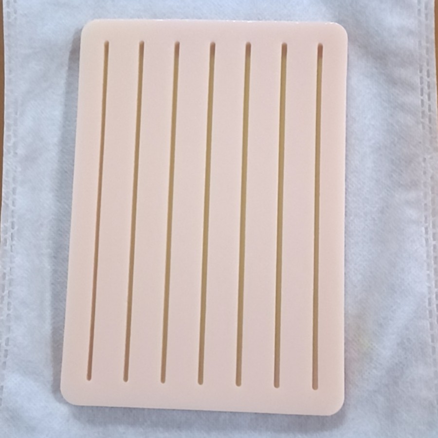MTS Simulation Seven-line silicone suture practice Module Medical teaching aid Medical model suture training pad Specification image