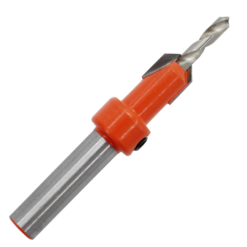 Woodworking counterbore drill, conical hole drill, alloy head screw, step drill, wood self-tapping screw, installation step drill Item Picture