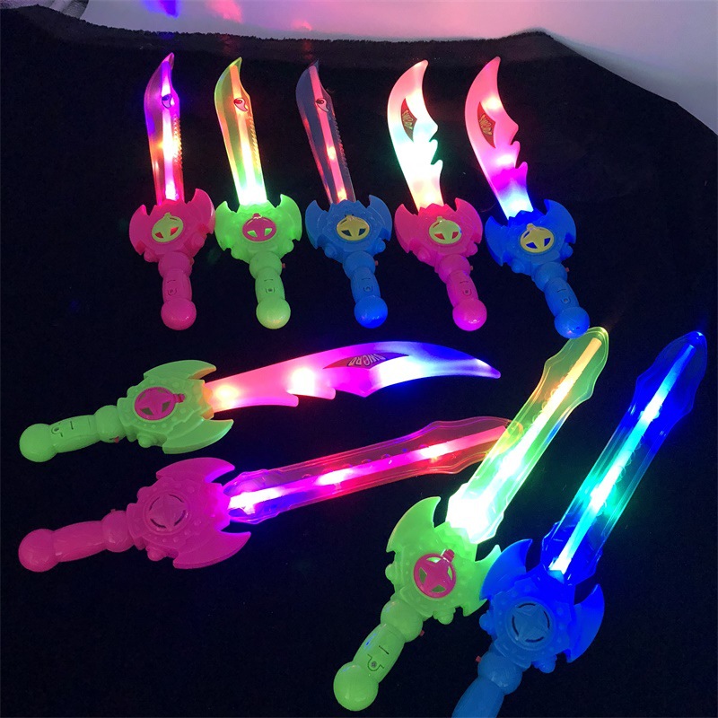 New type of light-emitting electronic knife, LED flash music small sword, children's toy, hot sales at street stalls, wholesale supply Item Picture