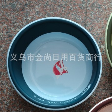 New plastic double-sided basin, thickened and shock-resistant, laundry basin, washbasin, kitchen sink, student dormitory foot basin Specification image