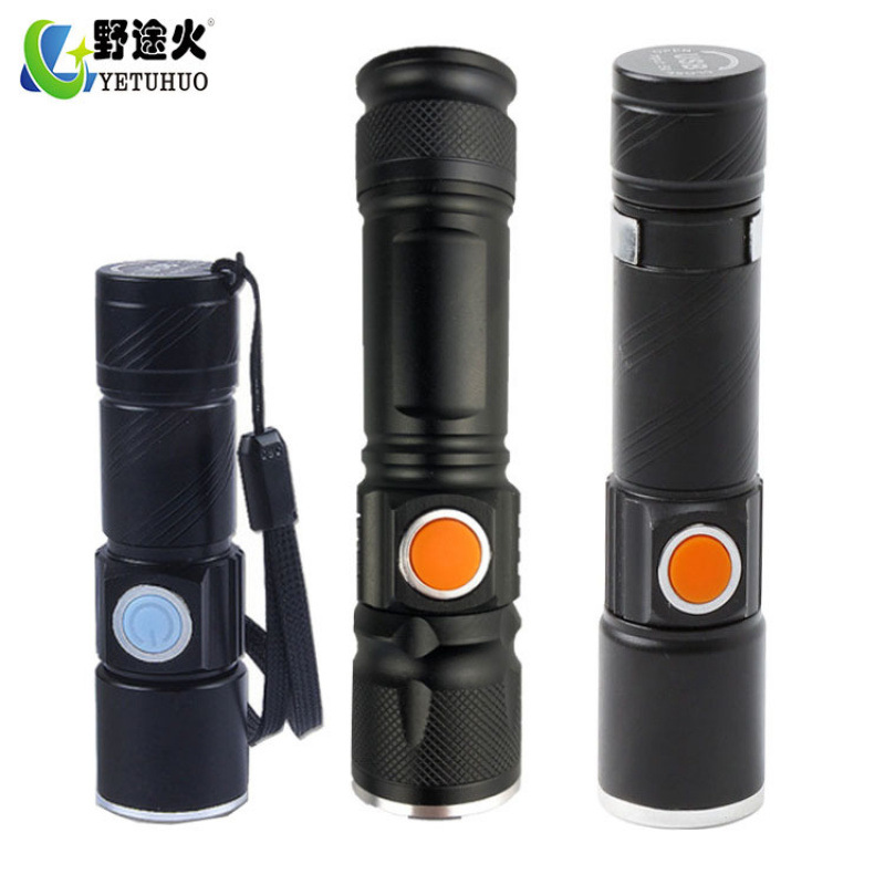 Logo Home Charging Mini Portable Gift, Led Strong Light Usb Charging Bicycle, Small T6 Flashlight Application Scenario