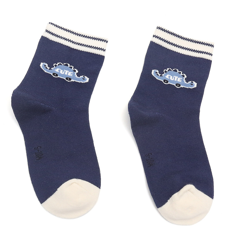 儿童丝袜/儿童连裤袜/袜子儿童/袜子宝宝过膝卡通/无骨袜男童冬季白底实物图