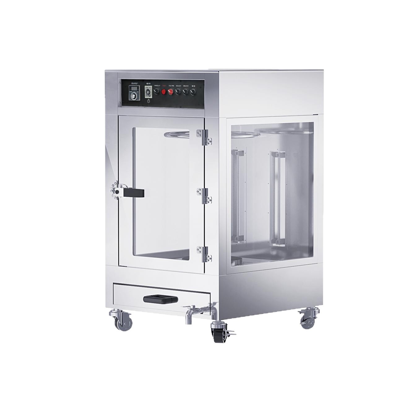 Commercial intelligent vertical roast duck oven, fully automatic rotary roast goose and chicken integrated machine, hotel and canteen special roast poultry oven Item Picture