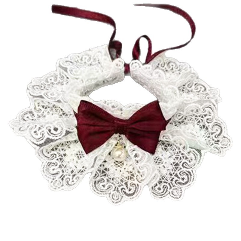 Cute cat pet collar, fashionable anti-drop collar for cats, adjustable for safety Item Picture