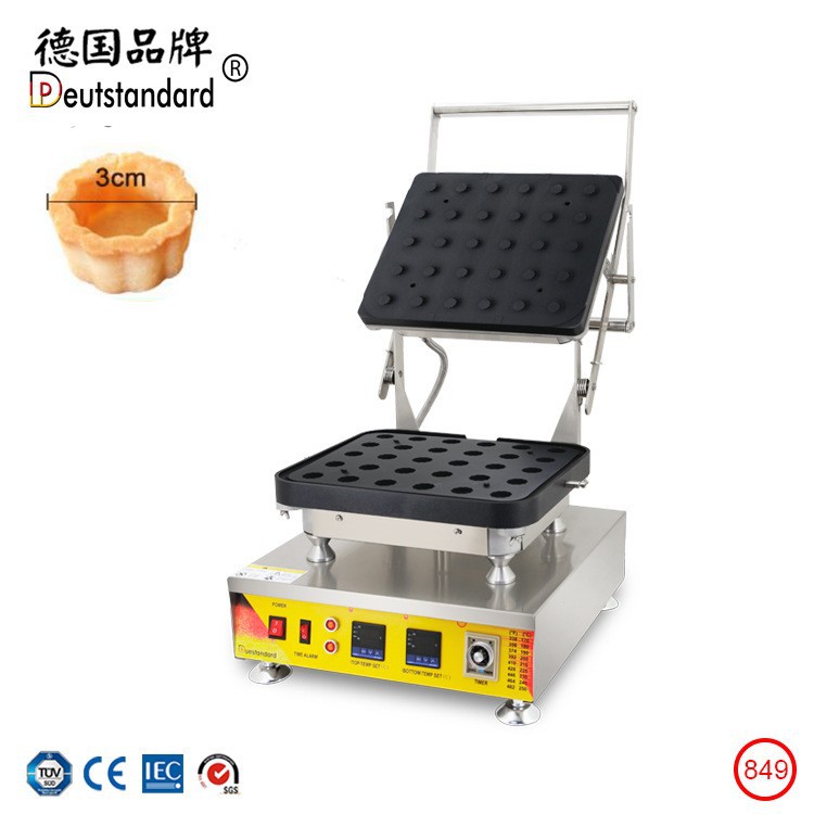 Direct sales from the manufacturer of commercial filling cookie waffle machines, runny cheese tart shell machines, and cookie equipment for baking shop stalls Application Scenario