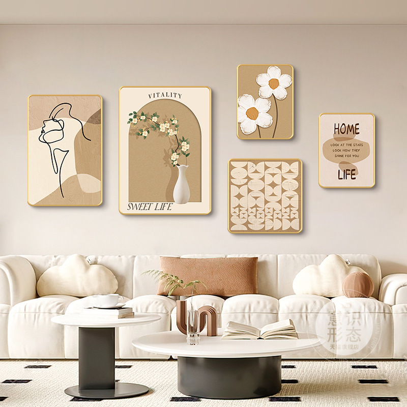 装饰画/挂画/装饰画客厅/客厅画欧式/卷轴细节图