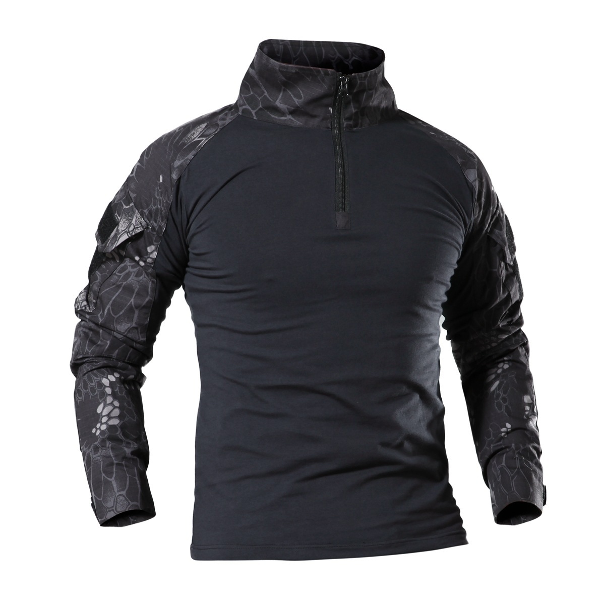 Cross-border Outdoor Black Tactics 2 Frog Suit Male military enthusiast Slimming quick-drying Frog Suit top Training Uniform Long-sleeved T-shirt Specification image