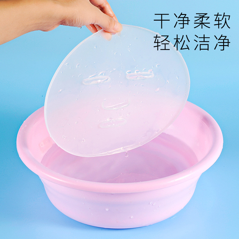 Reusable facial home no-adjustment diy tool set, seaweed mask mold tray, silicone model details Picture