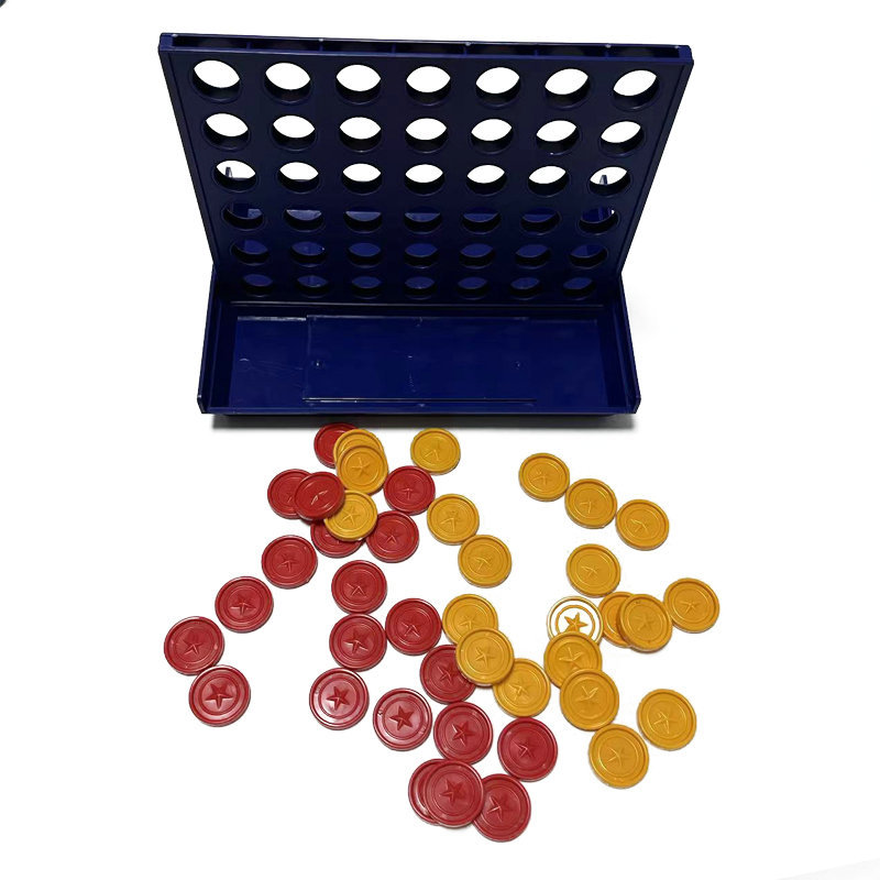 游戏棋四连棋四连环益智游戏塑料棋子中号便携式可折叠CONNECT 4细节图