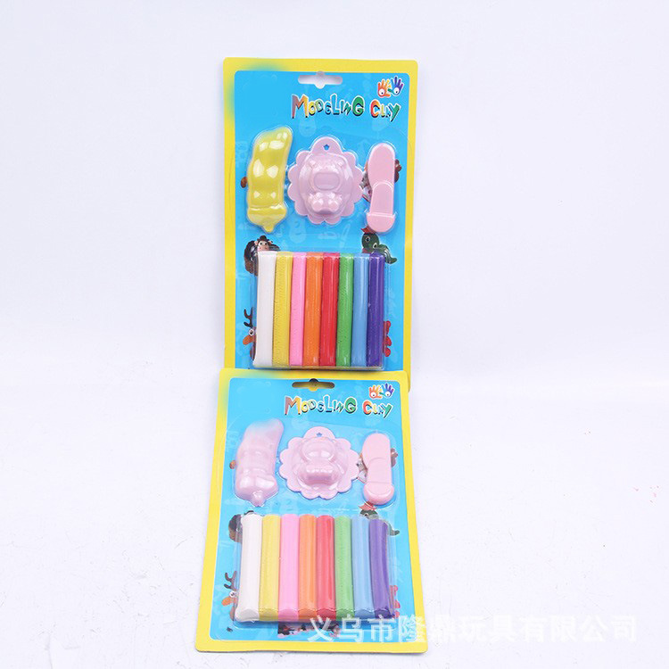 Plasticine factory, color card vacuum-formed rubber clay, DIY colored clay for children, teaching toys, clay, flour clay, clay details Picture