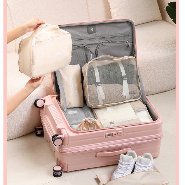 Kay cruise 100%PC travel case 20 "boarding pull case TSA combinación de bloqueo rueda universal para hombres y mujeres casual pull case Specification image