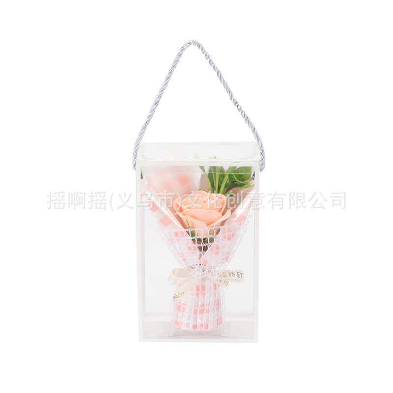 毛线太阳花/手捧花/婚庆/针织花/手工花白底实物图
