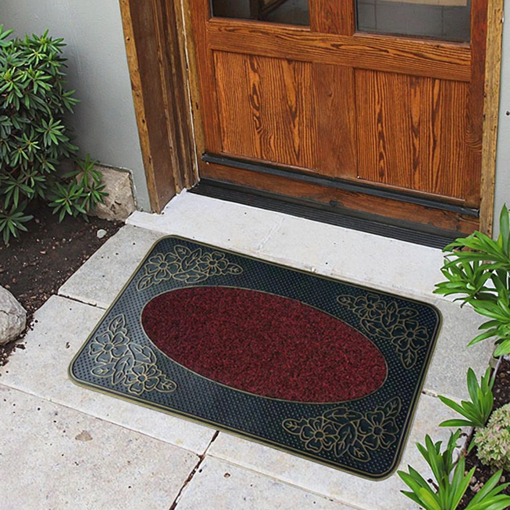 Rubber floor MATS, door MATS, entrance door carpets, anti-slip foot MATS, European, Chinese, Nordic style, wear-resistant and dirt-resistant carpets details Picture