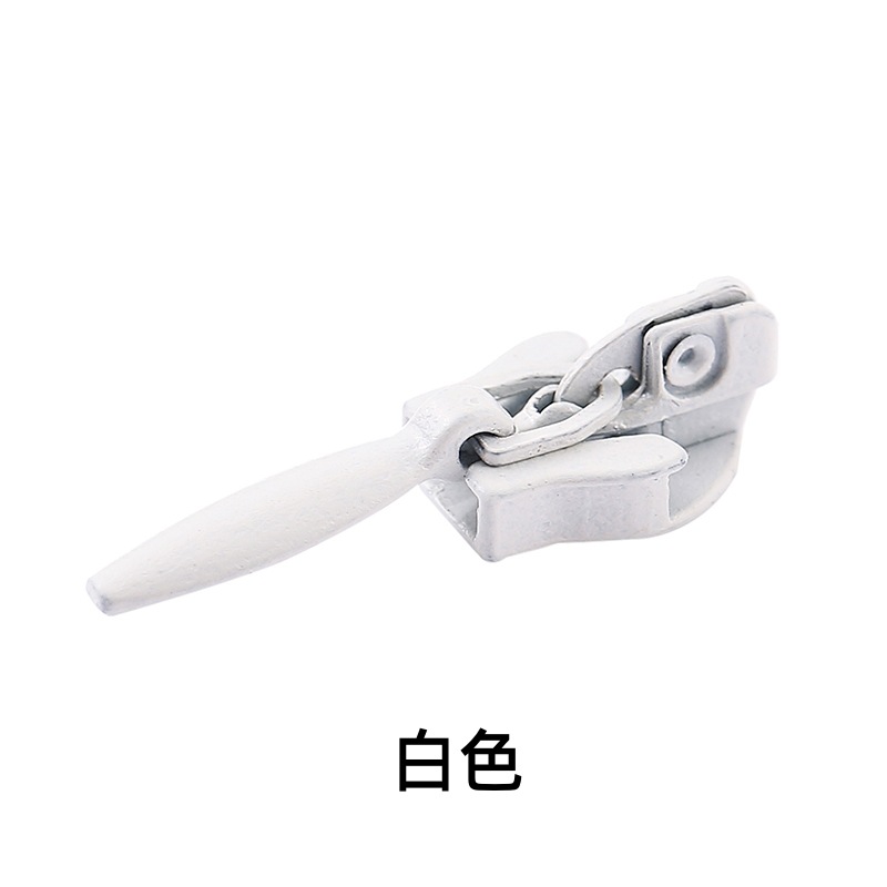 No. 3 nylon self-locking teardrop head invisible zipper matching special pull head skirt self-locking pull head in stock supply Application Scenario