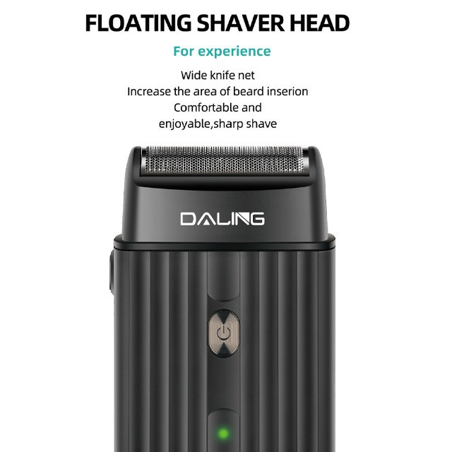 DALING darling 9318 profesional hombre afeitadora cabeza calva blanqueador artefacto USB recargable de alta potencia red de cuchilla única details Picture