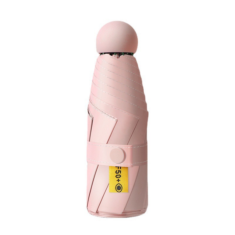Wholesale of ultra-light umbrellas, folding umbrellas, portable pocket capsule umbrellas, UV protection, sun protection and sunshade umbrellas, with a sense of luxury Item Picture