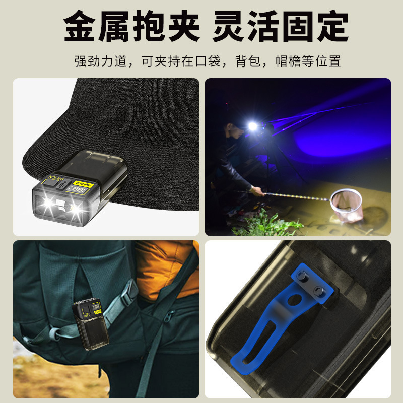 Headlamps: Rotatable head work light, mini maintenance warning, portable light, emergency night light, magnetic keychain light Application Scenario
