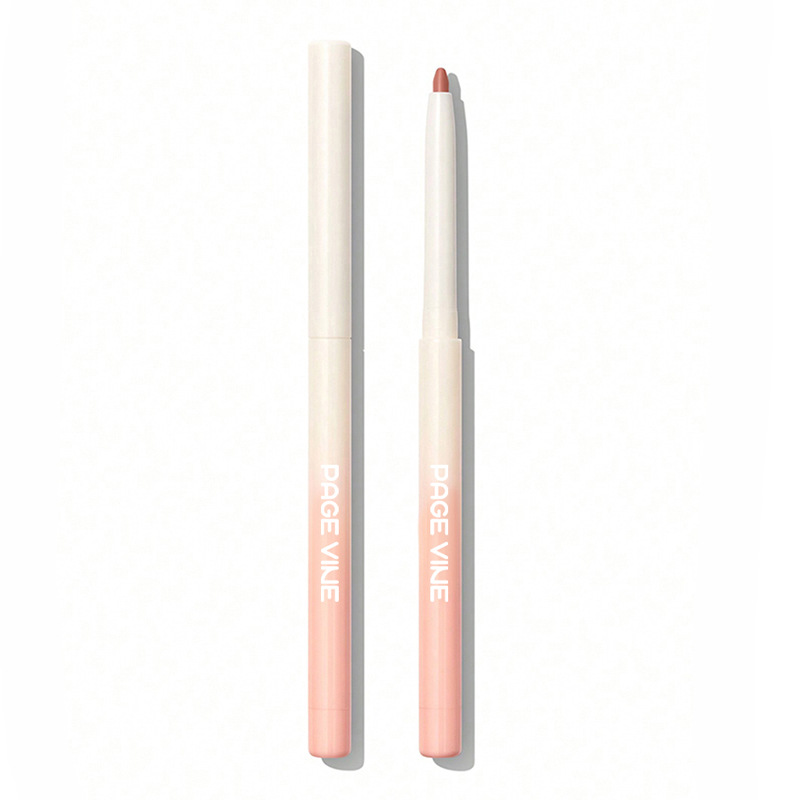 Cross-border beauty PAGE VINE Dynamic Ultra-Fine Lip Liner Pen Smooth, quick-drying, long-lasting, waterproof and non-stick cup lip liner pen Item Picture