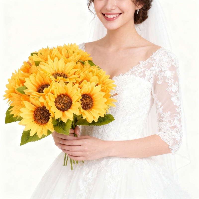 仿真花DIY发饰配件/假花/5朵塑膠花/仿真花/假花批发细节图