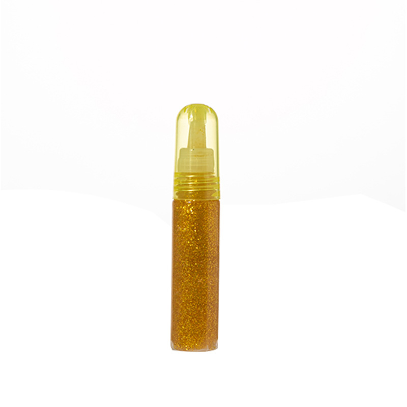 Puyi gold powder glue estudiantes niños arte artesanal pegamento líquido de alta viscosidad color pegamento líquido al por mayor Item Picture