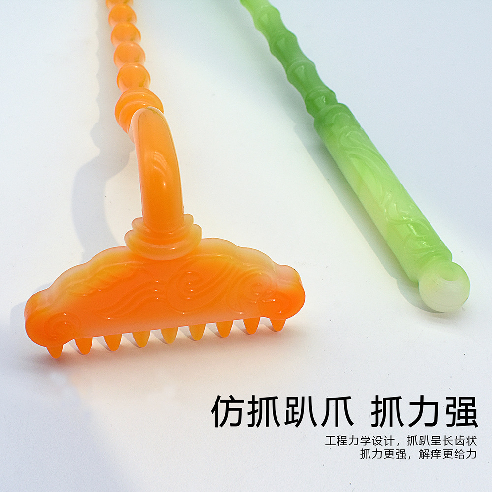 Nine-toothed rake for tickling, imitation jade, no need to ask for help, office stress relief, tickling rake wholesale and consignment, office magic tool Specification image