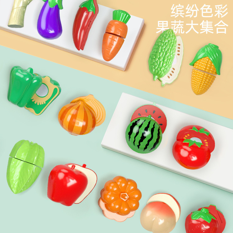 Children's simulation fruit cutting toys, vegetable cutting toys, girl's house playing toys, kitchen cooking utensils toys Application Scenario