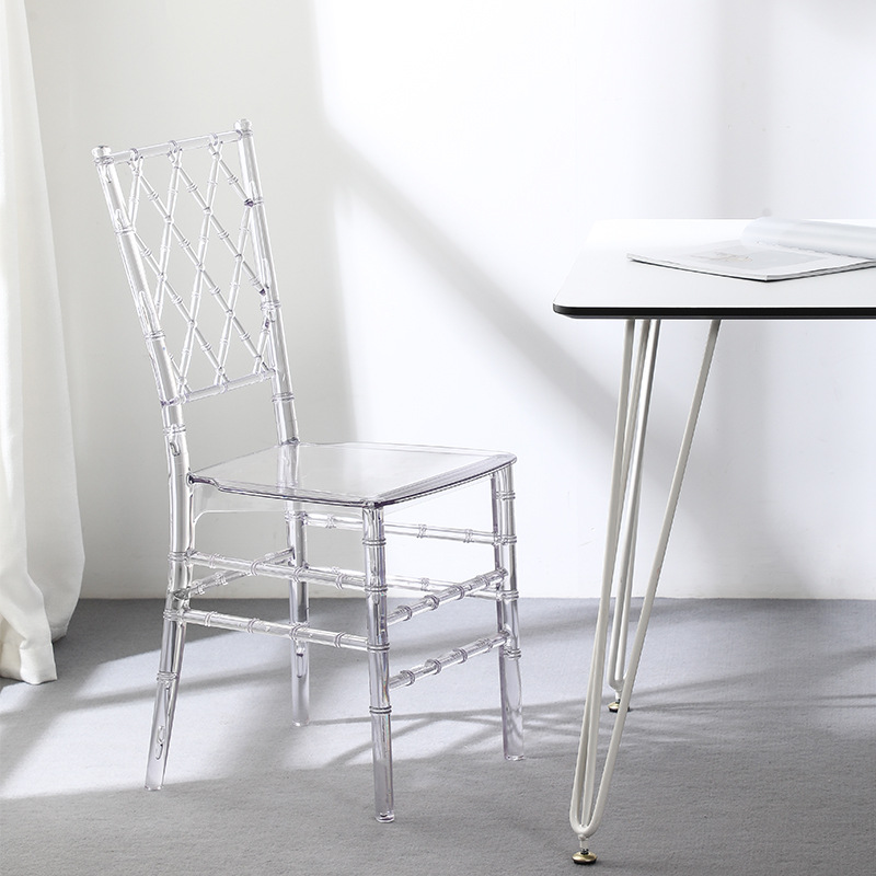Star Factory Wedding Chairs, hotel banquet chairs, transparent crystal chairs, castle bamboo joint chairs, wedding banquet restaurant auditorium, outdoor hotel tables and chairs details Picture