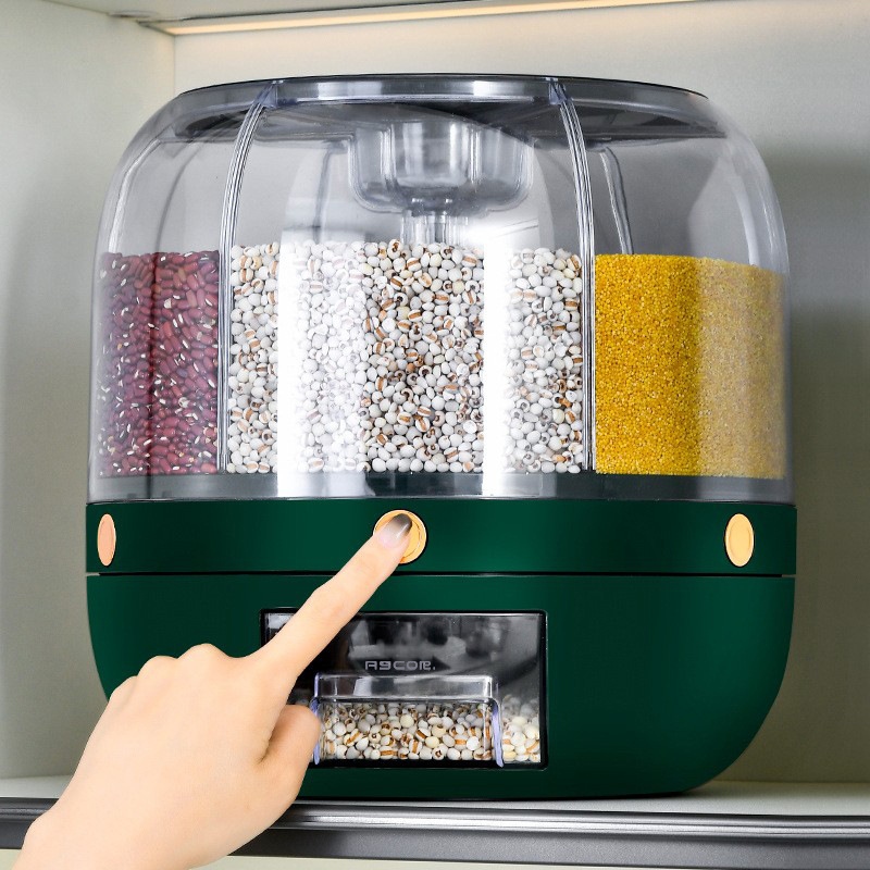 Household sealed cans for grains and cereals, insect-proof and moisture-proof rice jars, food-grade storage containers, and storage boxes Specification image