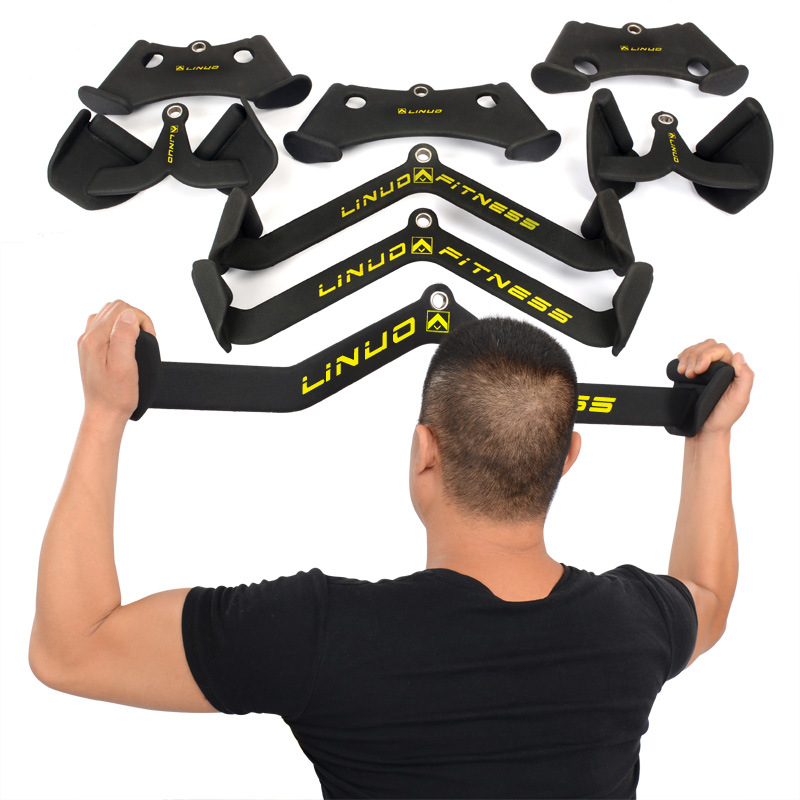 High pull-down handle, low pull-down grip, back exercise accessories, sitting row, back muscle training, gantry, back pull training